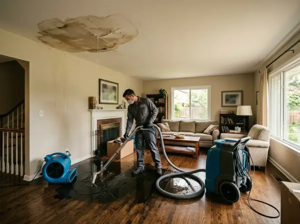 attic-pipe-burst-ceiling-drip-008 — frequently asked questions, Water Damage Restoration & Carpet Care in Burlington, WA